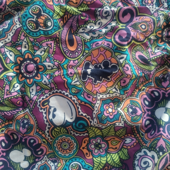 Disney Parks Mickey Mouse Paisley Pajama Bottoms - Picture 4 of 6